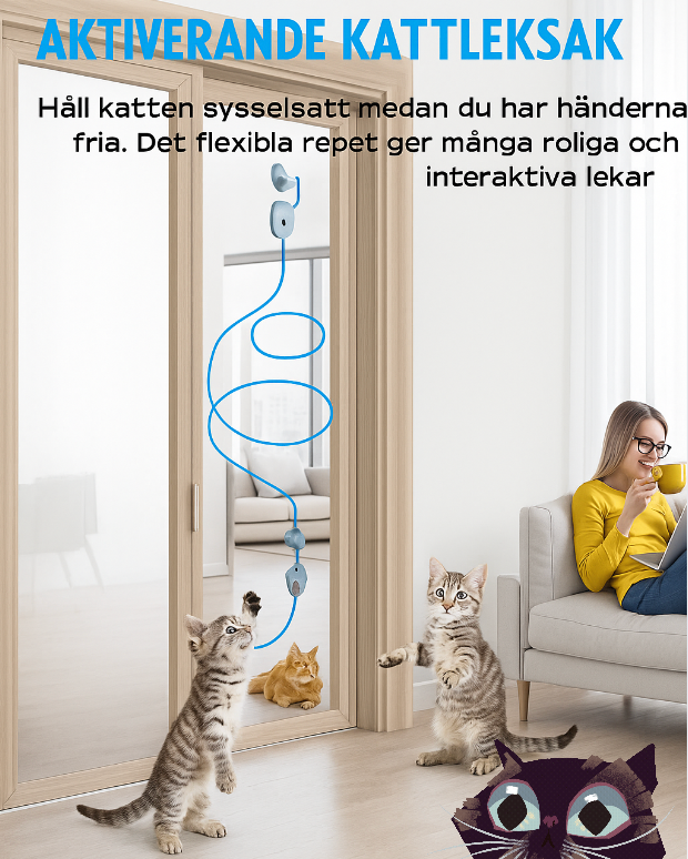 PawsUp - Kattens bästa lekstund någonsin – utan förstörda möbler