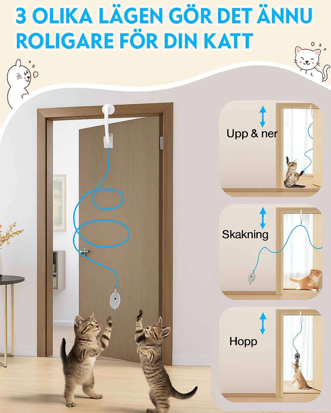 PawsUp - Kattens bästa lekstund någonsin – utan förstörda möbler